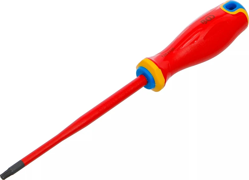 BGS 35866 VDE Schraubendreher extra dünne Spitze T-Profil (für Torx) T25