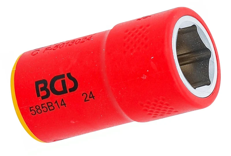 BGS 35874 VDE Steckschlüsseleinsatz Sechskant 10mm (3/8") SW 14mm