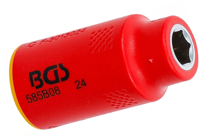BGS 35870 VDE Steckschlüsseleinsatz Sechskant 10mm (3/8") SW 8mm