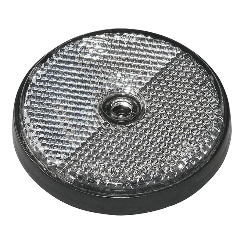 ProPlus 343756 Reflektor Weiß Ø60mm zur Schraubbefestigung Rückstrahler