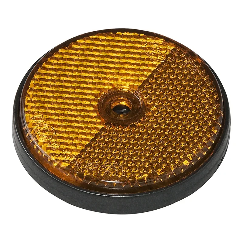 ProPlus 343755 Reflektor Orange Ø60mm zur Schraubbefestigung Rückstrahler