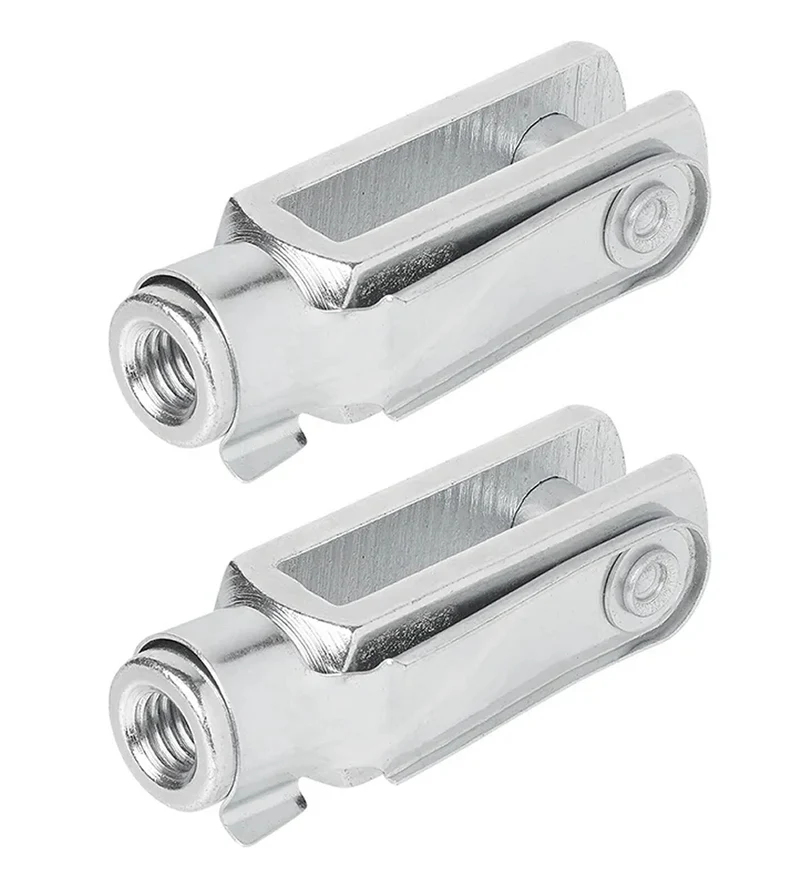 ProPlus 341309 2 Stück Gabelkopf M8 58mm Verbindungselement Bremsseile