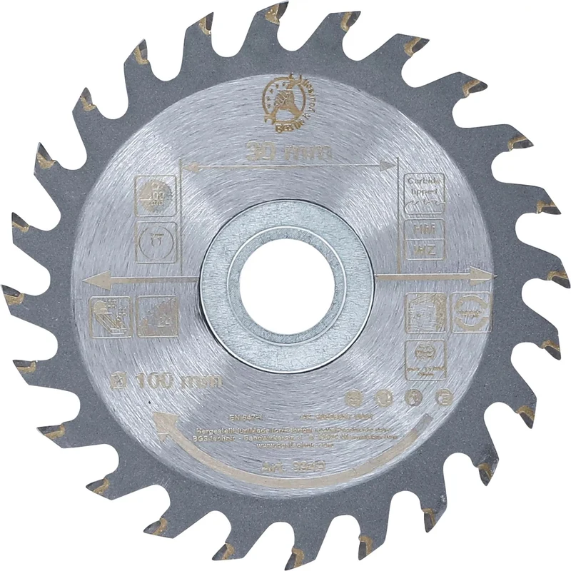 BGS DIY 3949 Hartmetall Kreissägeblatt Ø100 x 30 x 2,1mm 24 Zähne