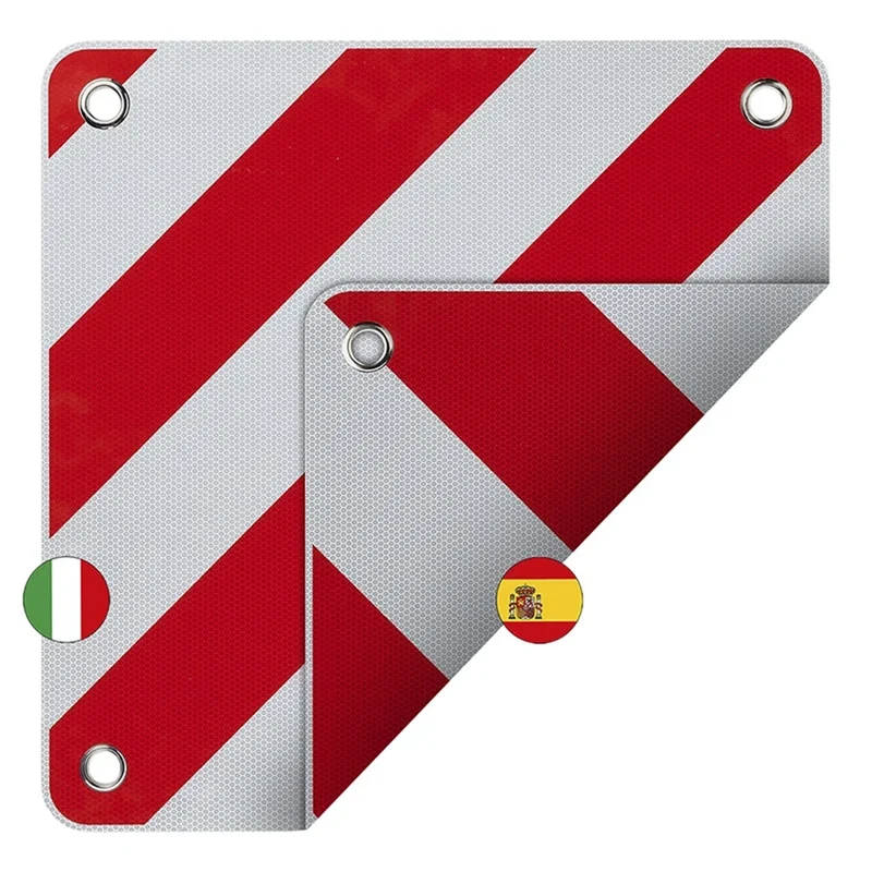 ProPlus 361234V01 Flexible Warntafel 50x50cm für Italien Spanien Portugal 3 in 1