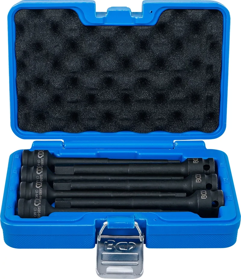 BGS 5490 Satz Kraft Biteinsatz Länge 150mm Antrieb 12,5mm (1/2") Innensechskant 5 - 14mm 7 teilig