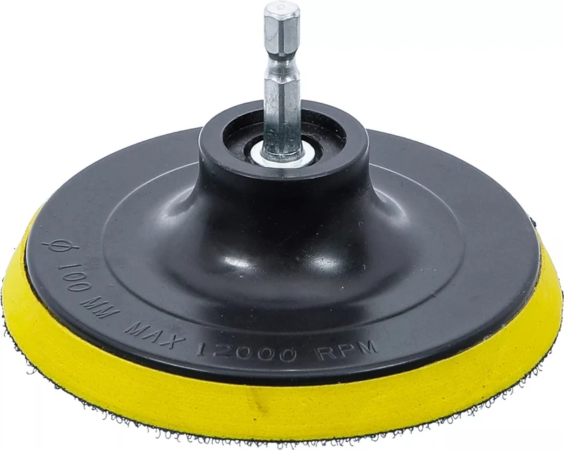 BGS 74370 Klettteller für Artikel 74367 Außensechskant 6,3mm (1/4") Durchmesser Ø100mm