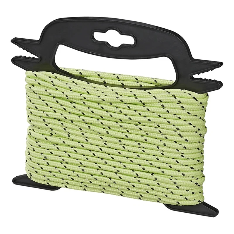 ProPlus 365236 Spannleine 4mm x 20m nachleuchtend auf Haspel Zelt Zubehör
