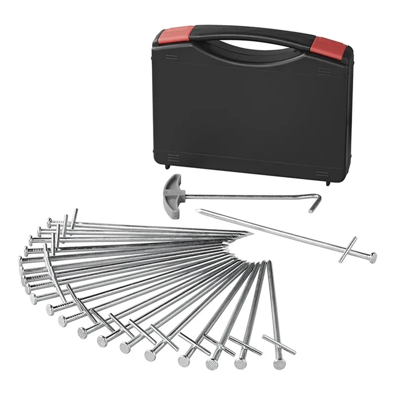 ProPlus 365014V01 Satz Felsbodenheringe 23cm Metall mit geschweißtem Querstift