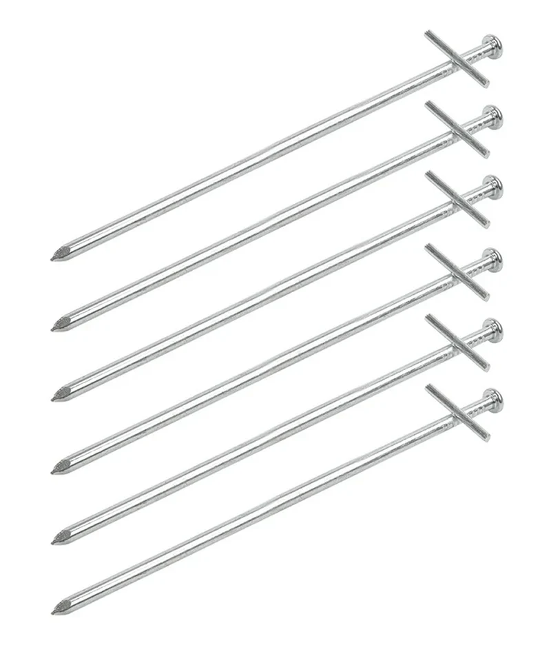 ProPlus 364695S Felsbodenhering 23cm Metall mit geschweißtem Querstift 6 Stück