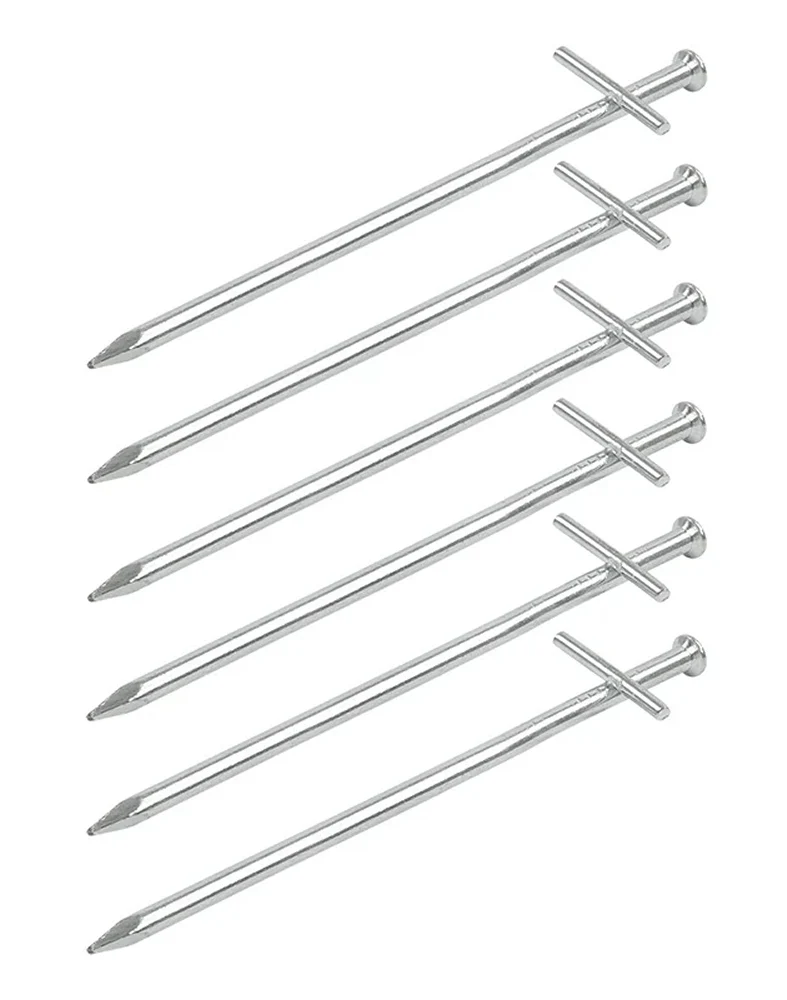 ProPlus 364694S Felsbodenhering 17cm Metall mit geschweißtem Querstift 6 Stück