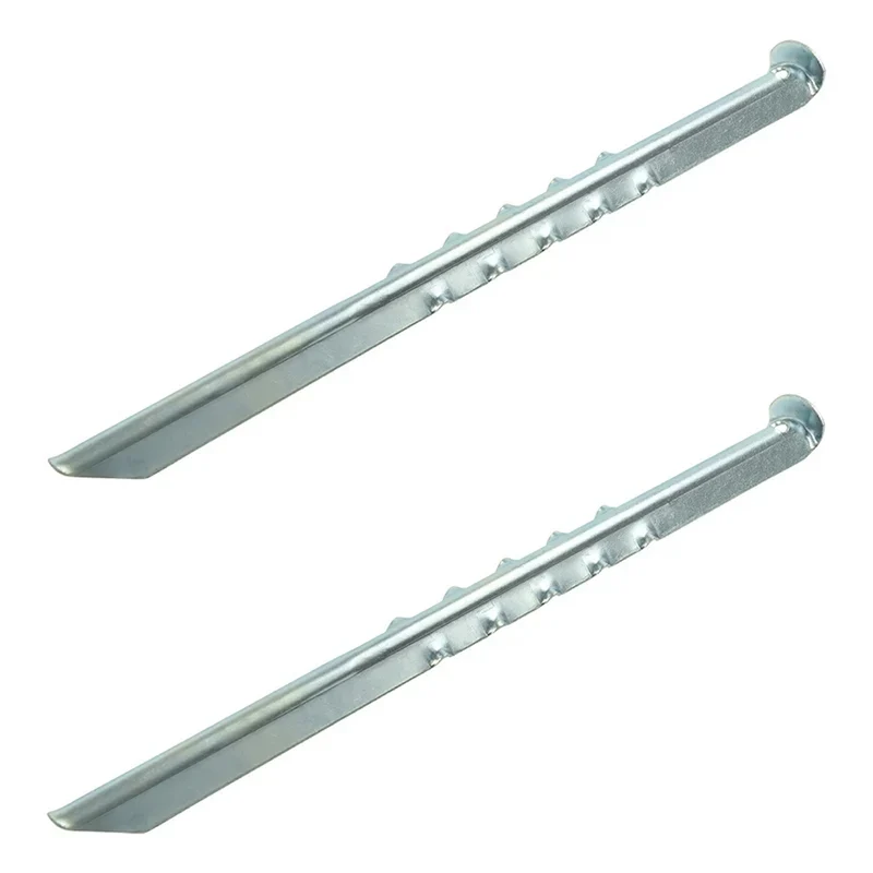 ProPlus 364628S Zelthering 40cm Metall geriffelt 2 Stück Zelt Zubehör
