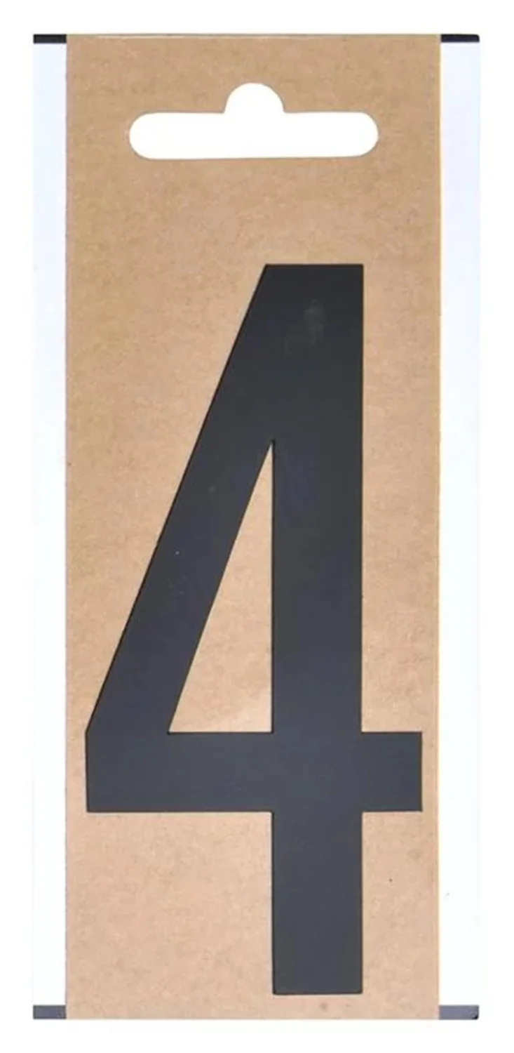 ProPlus SF_971032 Folienzeichen "4" 10cm Foliensymbol Folienbild