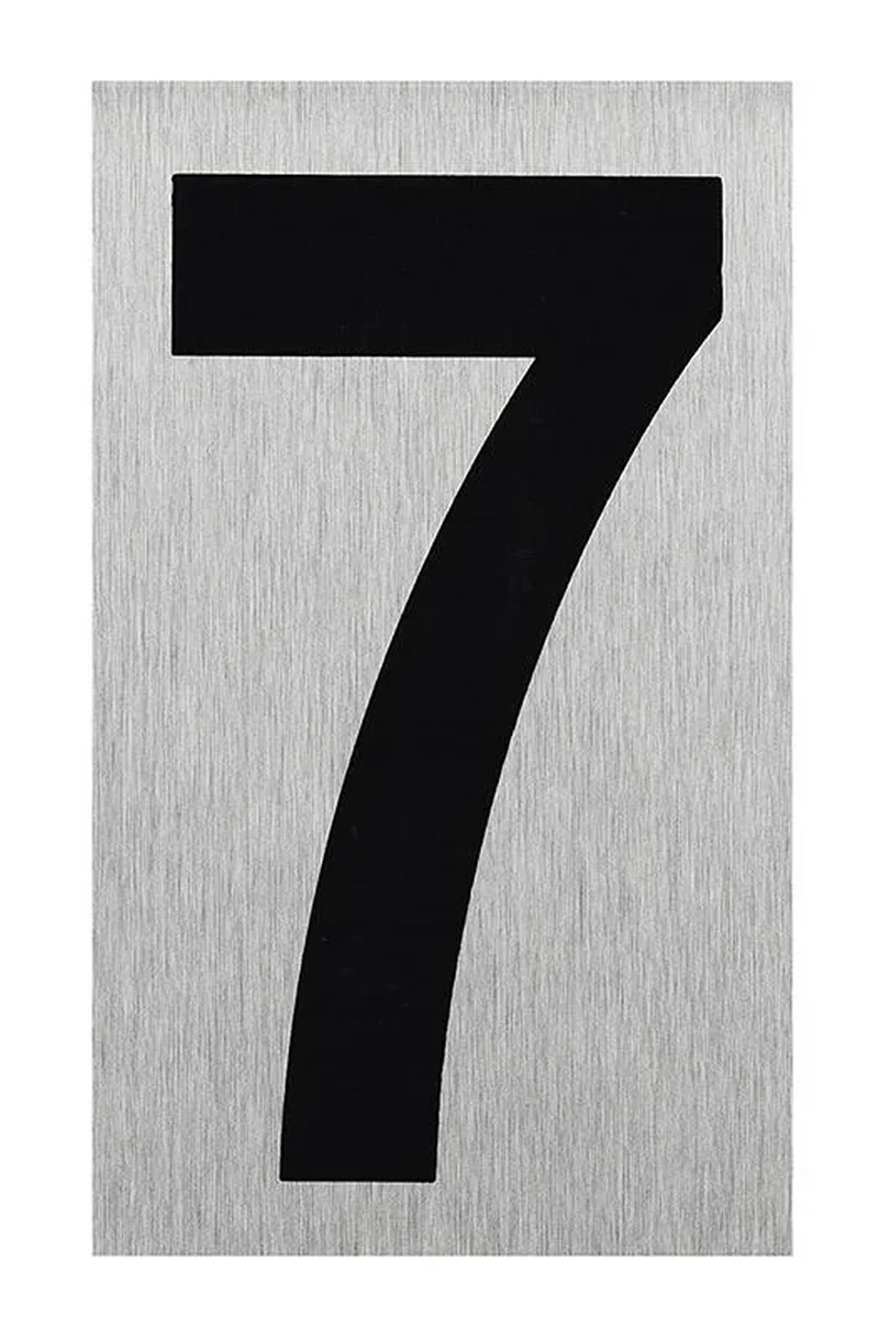 ProPlus SF_972102 Aluminium Türschild "7" 100x60mm Tür Schild
