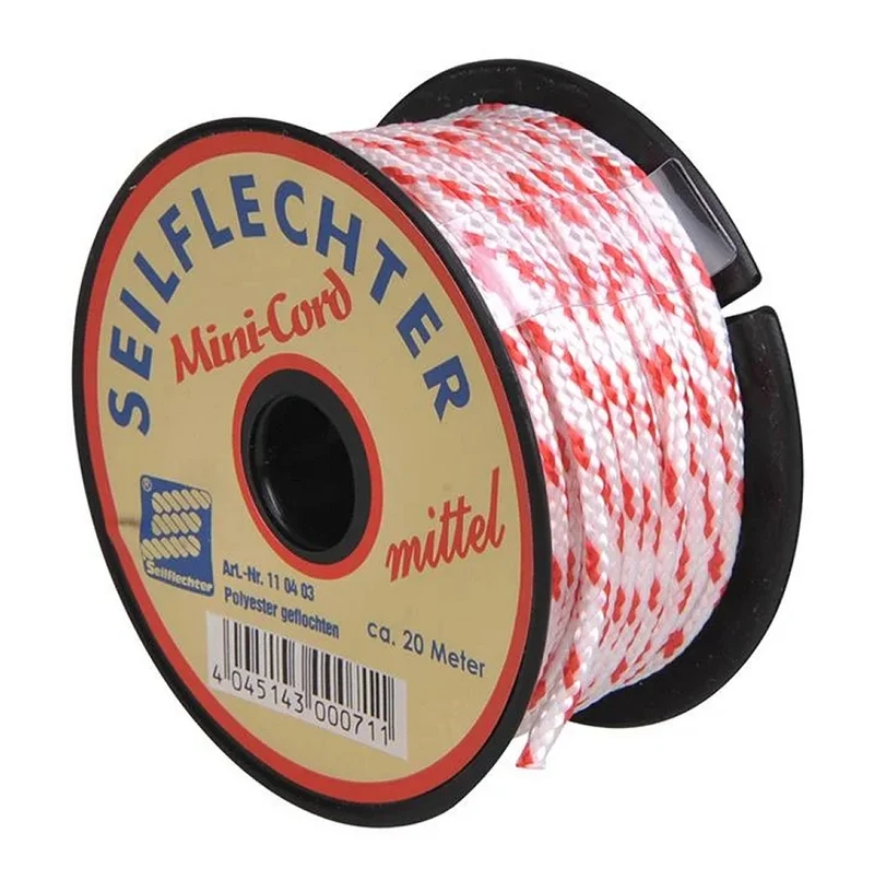 ProPlus SF_110403 Minicord Polyester Ø3mm Länge 20m geflochten sortiert