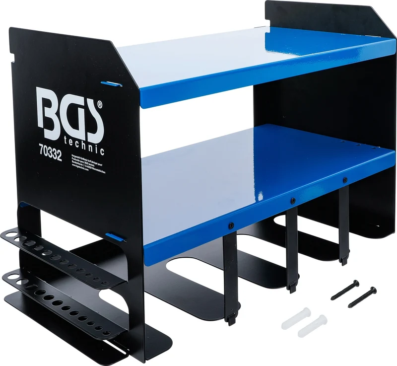 BGS 70332 Werkzeug Wandregal für Akkuwerkzeuge Wandhalter Werkzeughalter