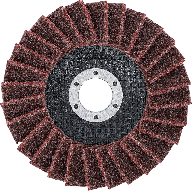 BGS 74474 Fächer Schleifscheibe Vlies Durchmesser Ø 125mm Körnung 120