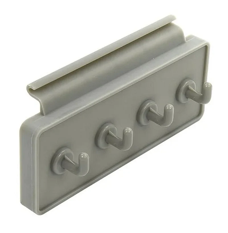 ProPlus 362084 Kederschiene Hakenleiste Garderobe 4 Haken Camping