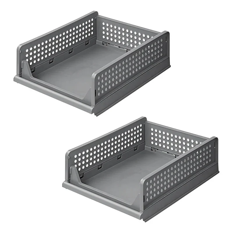 ProPlus 370321 2 Stück Küchenregal Organizer stapelbar faltbar