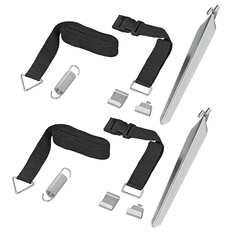 ProPlus 361713 Sturm Abspannset Abspannband 2 x 3,0 Meter mit Schnellverschluss