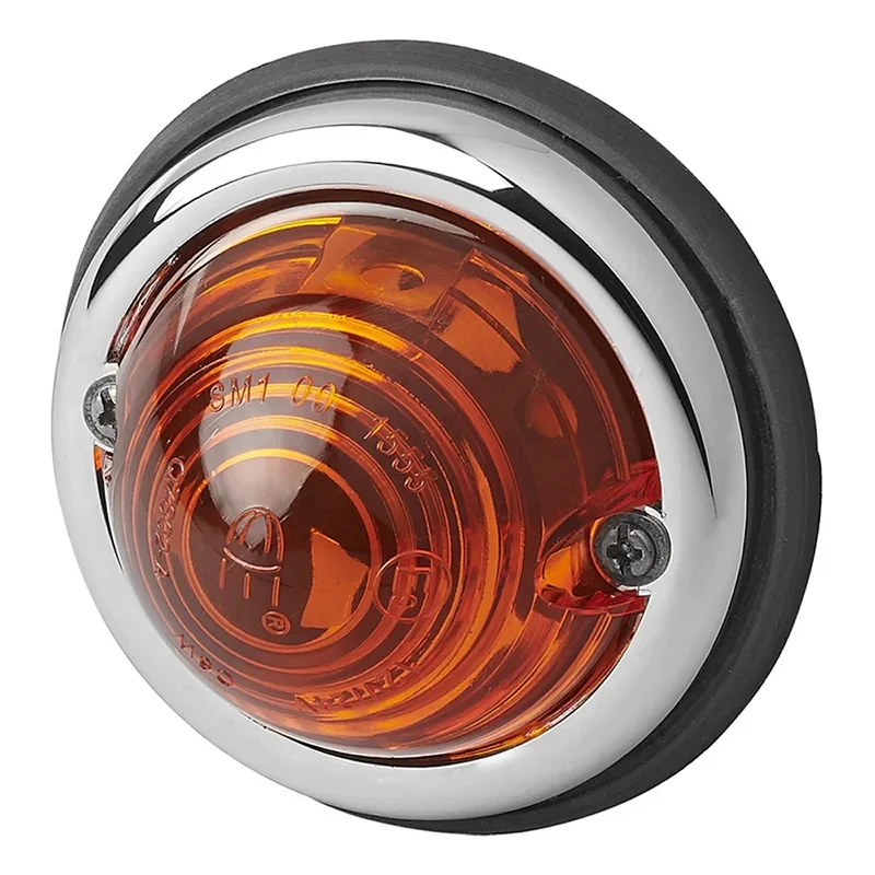 ProPlus 343707PM Seitenmarkierungsleuchte orange Ø70mm für Anhänger Wohnwagen Wohnmobil