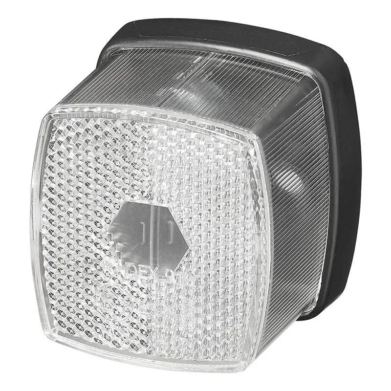ProPlus 343702 Positionsleuchte weiß 66x62mm mit Rückstrahler für Anhänger