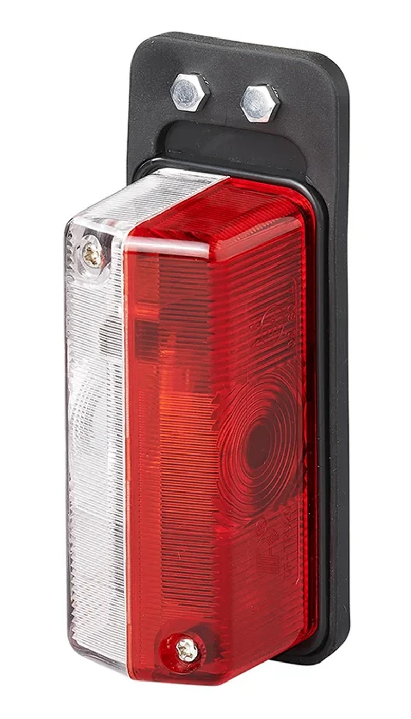 ProPlus 343711 Umrissleuchte rot/weiß 92x42mm mit Pendel für Anhänger Wohnwagen Wohnmobil