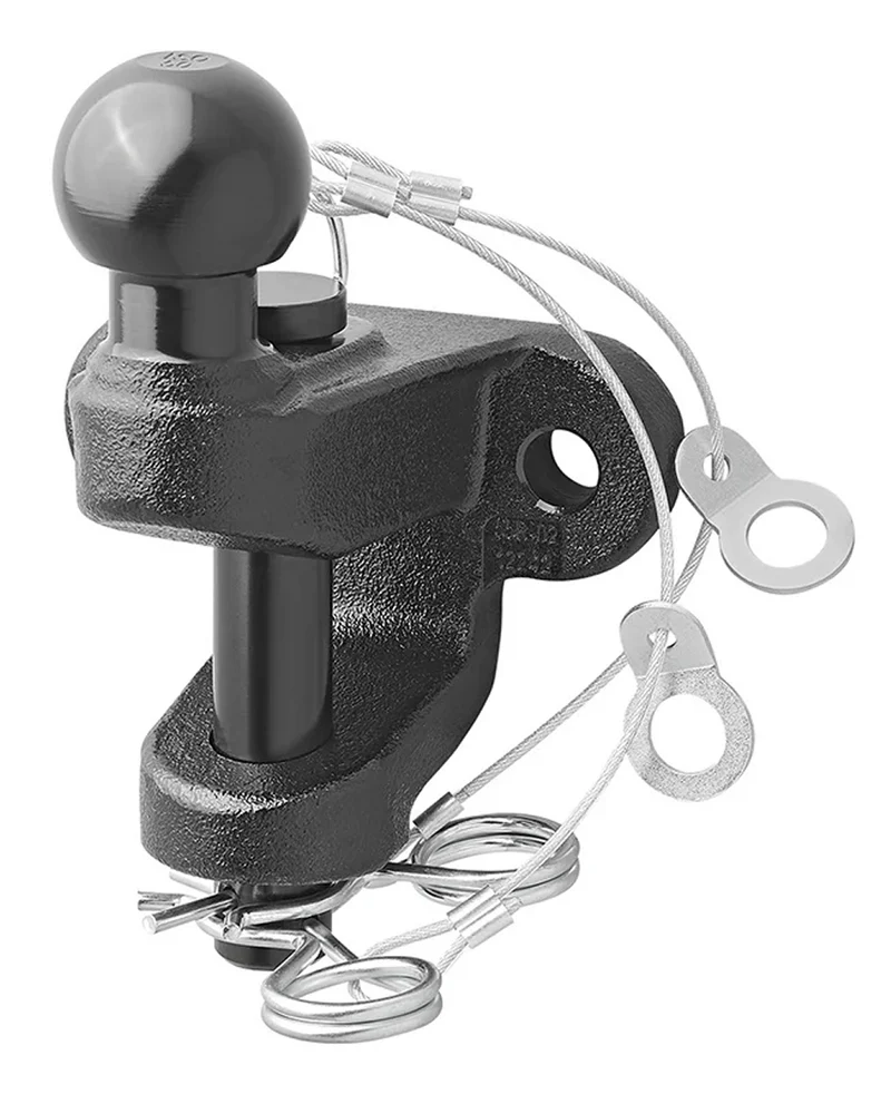 ProPlus 341213V02 Anhängerkupplung schwarz zweifach Ausführung max. 3,5t D-Wert 17,2kN