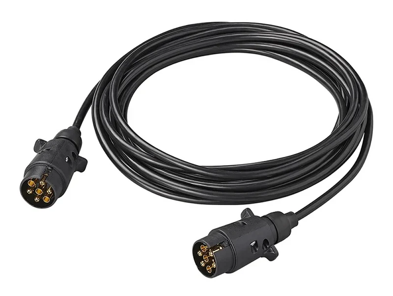 ProPlus 343540V03 Verlängerungskabel Anhänger 7 Meter aus PVC 2 Stecker 7 polig