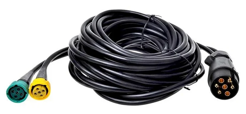 ProPlus 343089 Kabelsatz 7 Meter mit Stecker 7 polig 2 Steckverbinder 5 polig