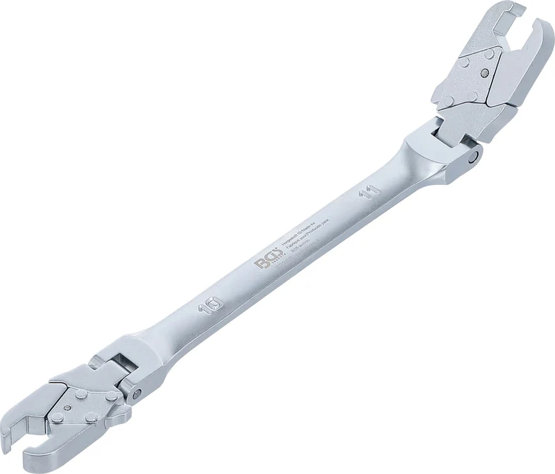 BGS 73360 Bremsleitungsschlüssel mit Ratschenfunktion SW 10x11mm Länge 138mm