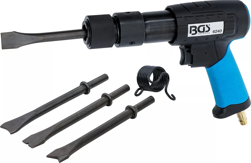 BGS 6240 Satz Druckluft Meißelhammer mit Schnelllösefutter 10mm