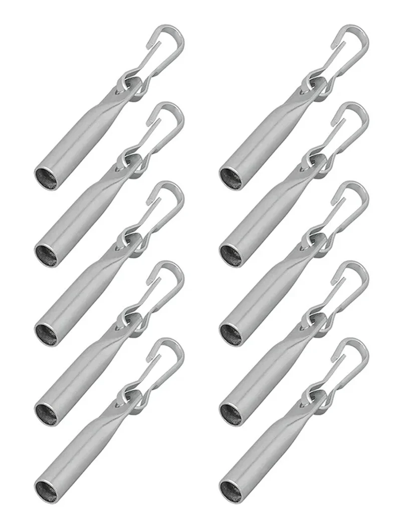 ProPlus 340706AC02 10 Stück Seil Endverschluß Ø8mm mit Simplexhaken