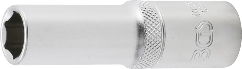 BGS 10553 Nuss / Stecknuss / Steckschlüsseleinsatz lang/tief 13mm Antrieb 12,5mm (1/2") matt