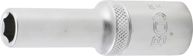 BGS 10550 Nuss / Stecknuss / Steckschlüsseleinsatz lang/tief 10mm Antrieb 12,5mm (1/2") matt