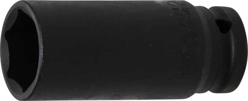 BGS 7224 Impact Nuss 24mm lang/tief Antrieb 12,5mm (1/2") für Schlagschrauber