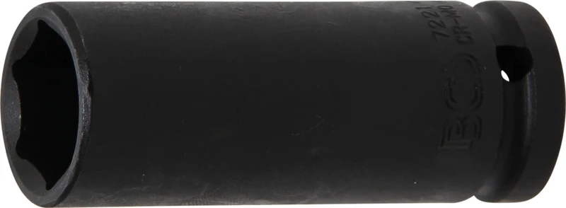 BGS 7221 Impact Nuss 21mm lang/tief Antrieb 12,5mm (1/2") für Schlagschrauber