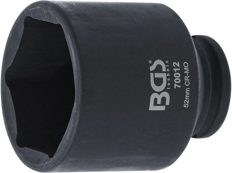 BGS 70012 Impact Nuss 52mm Antrieb 12,5mm (1/2") für Schlagschrauber