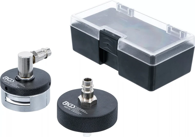 BGS 66517 Satz Adapter für Druckluft Bremsenentlüfter für Tesla Modelle 3, Y, S, X