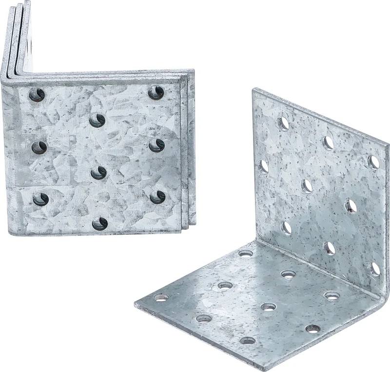 BGS DIY 80938 Satz Winkelverbinder 60 x 60 x 60mm 4 Stück