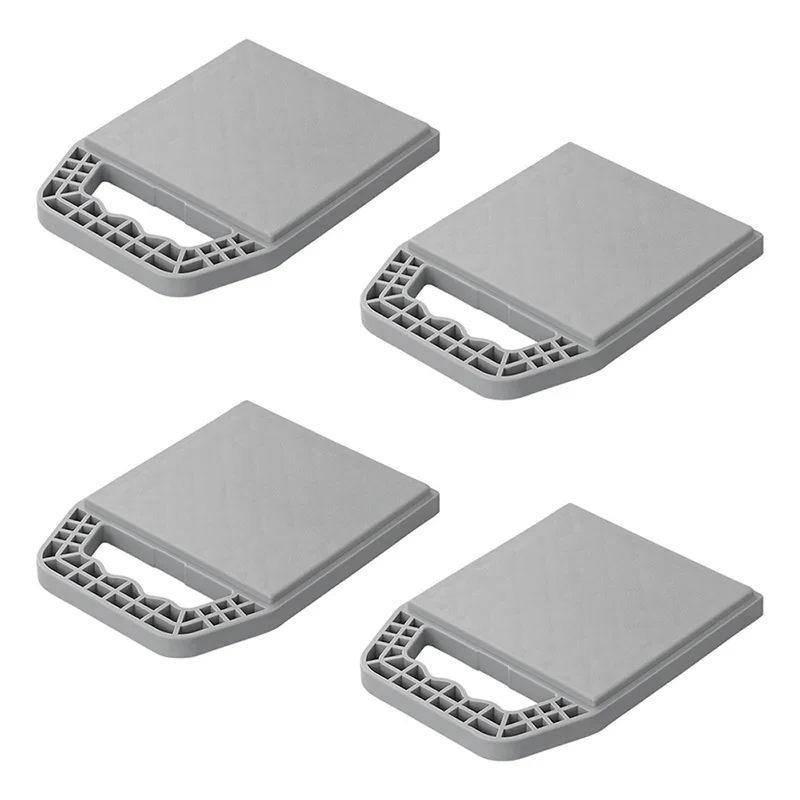 ProPlus 361538V01 4 Stück Stützplatten stapelbar mit Griff Unterlegplatten