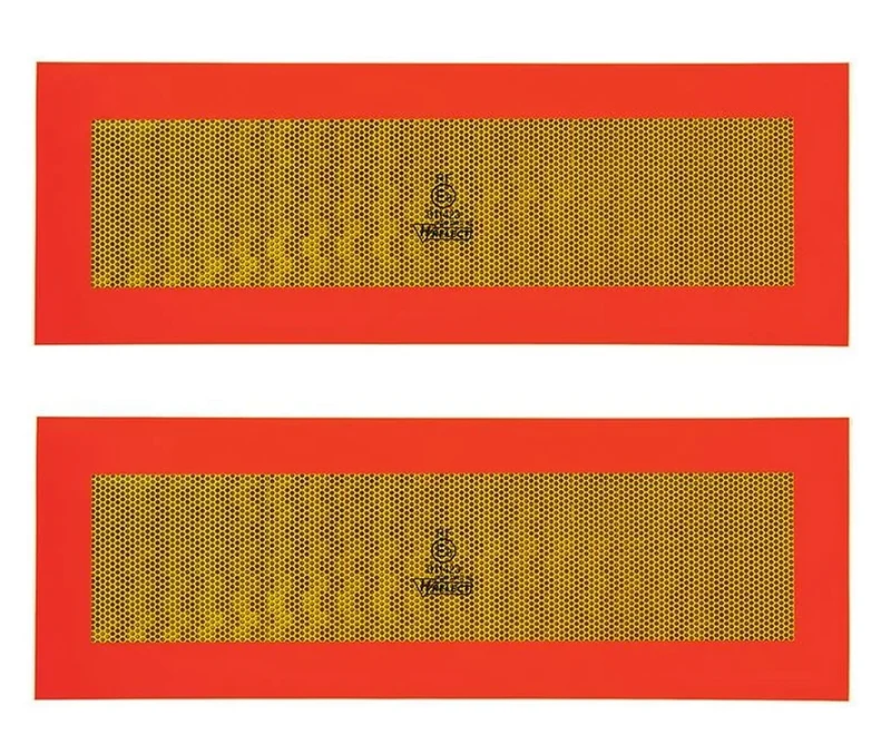 ProPlus 361238 2 Stück Warntafel Aufkleber "ECE 70" Markierungsaufkleber