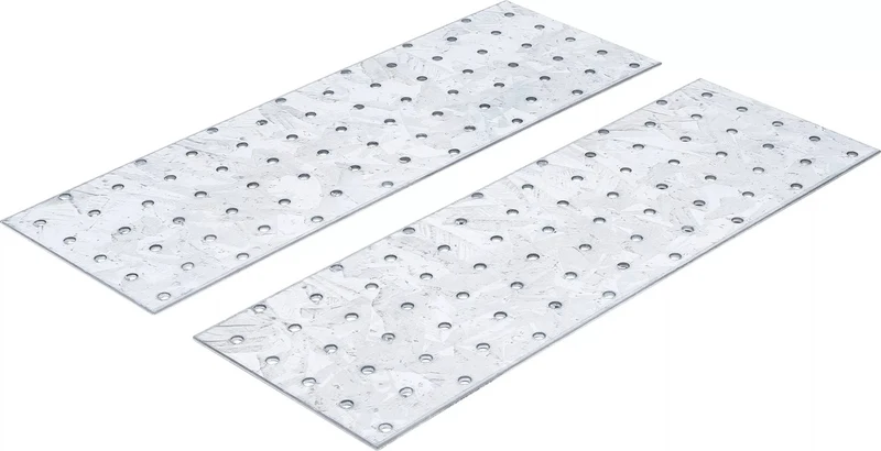 BGS DIY 80788 Stahl Lochplatte 300 x 100 x 2mm 2 teilig