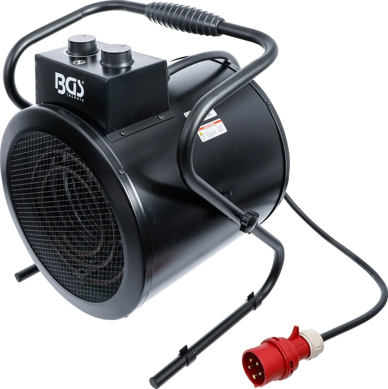 BGS 73373 Heizlüfter elektrisch Heizung 9000 Watt IPX4 2 Heizstufen tragbar