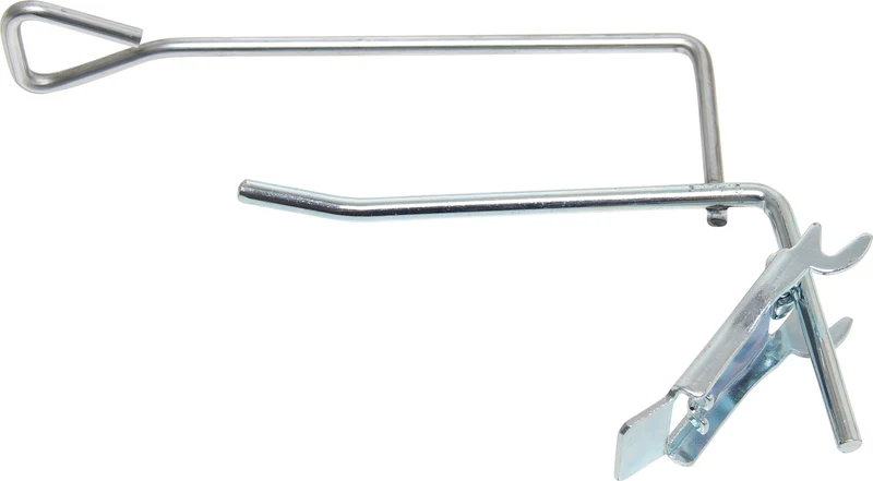 BGS 89927 Einzelhaken Klappverschluss Länge 100 x Breite 4,8mm Werkzeug Aufhängen für Verkaufswand