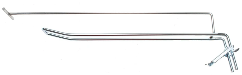 BGS 89919 Doppelhaken 300 x 4,8mm mit Tragarm und Querpin für Verkaufswand