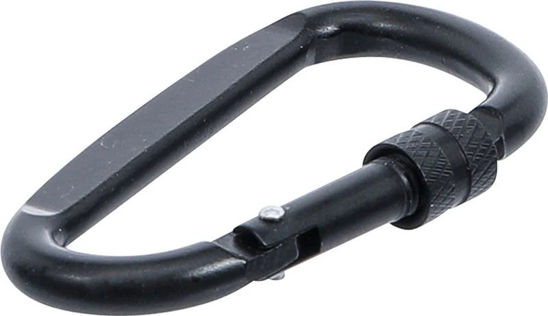 BGS DIY 85795 Karabinerhaken D-Form mit Schraubsicherung