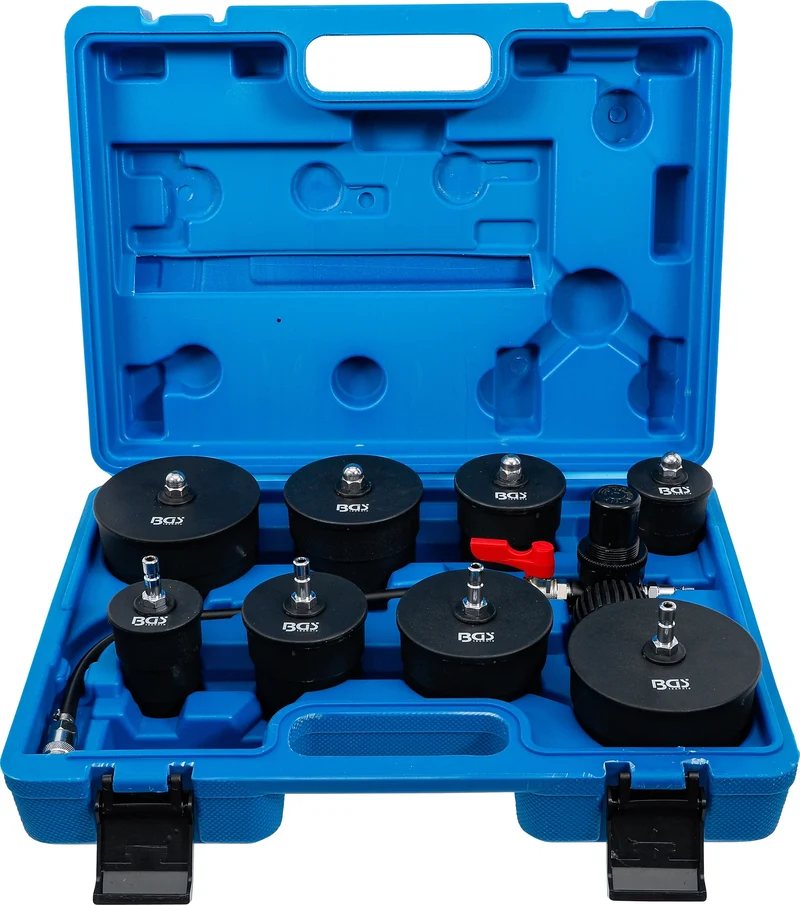 BGS 70339 Prüfkoffer für Turbolader Ladeluft System 9 teilig
