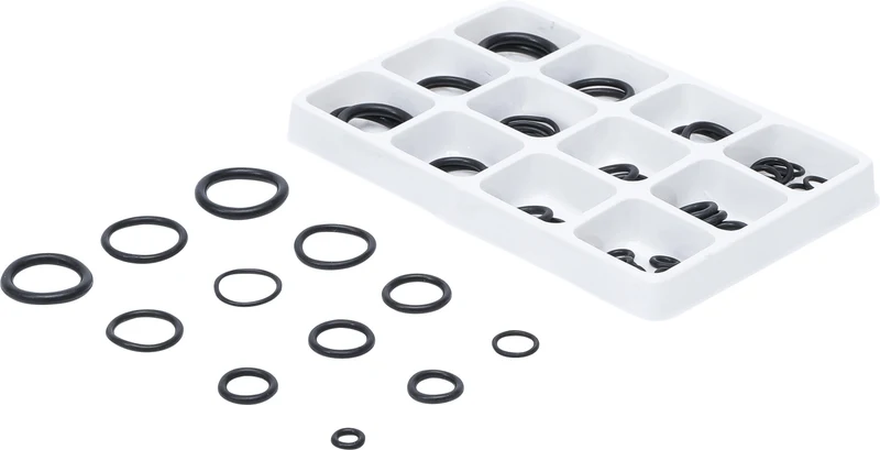BGS DIY 8131 Sortiment O-Ringe Durchmesser Ø 5 - 20mm 50 teilig