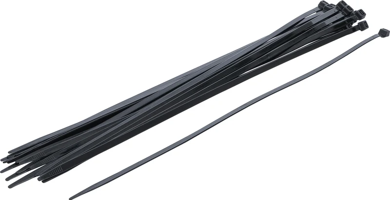BGS DIY 80879 Sortiment Kabelbinder schwarz 7,6 x 500mm 20 teilig