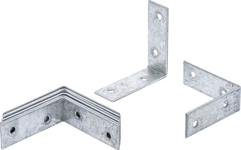 BGS DIY 80945 Satz Stuhlwinkel 60 x 60 x 20mm 8 teilig